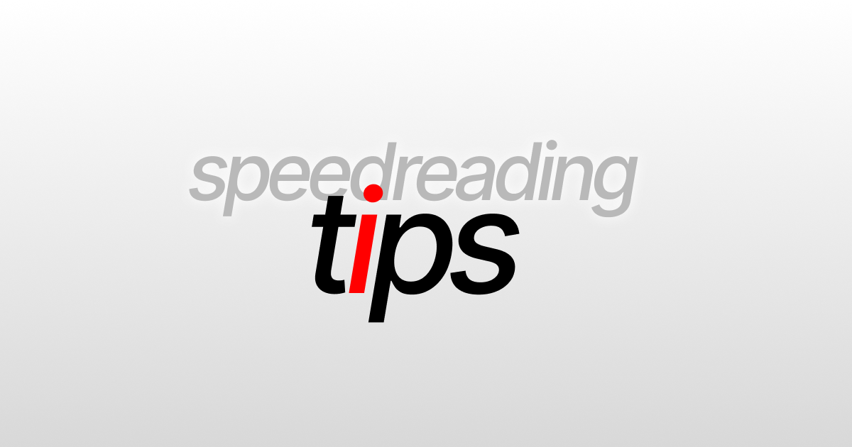 Person practicing reading